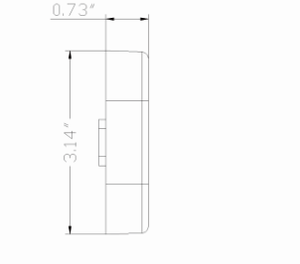 Dazzlingly ไฟหยุดรถบรรทุกแนวนอนแนวตั้ง,ไฟ <span class=keywords><strong>LED</strong></span> สี่เหลี่ยมผืนผ้าสีแดงขนาด5นิ้วไฟท้าย