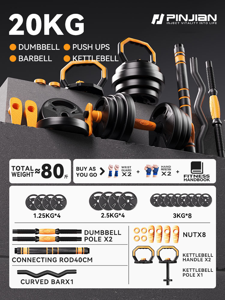 20 kg avec kettlebell