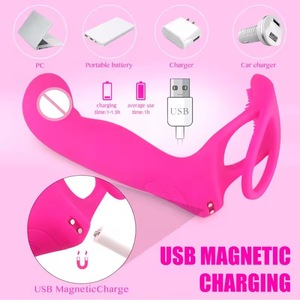 男性と女性の共有リモコンダブルロックリングAnovulaジョイントダブルロック前立腺マッサージ器 - Product Image 6