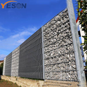Galvanizli korozyon önleyici kaynaklı <span class=keywords><strong>Gabion</strong></span> kafesleri bahçe peyzaj dekorasyon galvanizli manzara kavisli bariyer <span class=keywords><strong>Gabion</strong></span> duvarları - Product Image 4