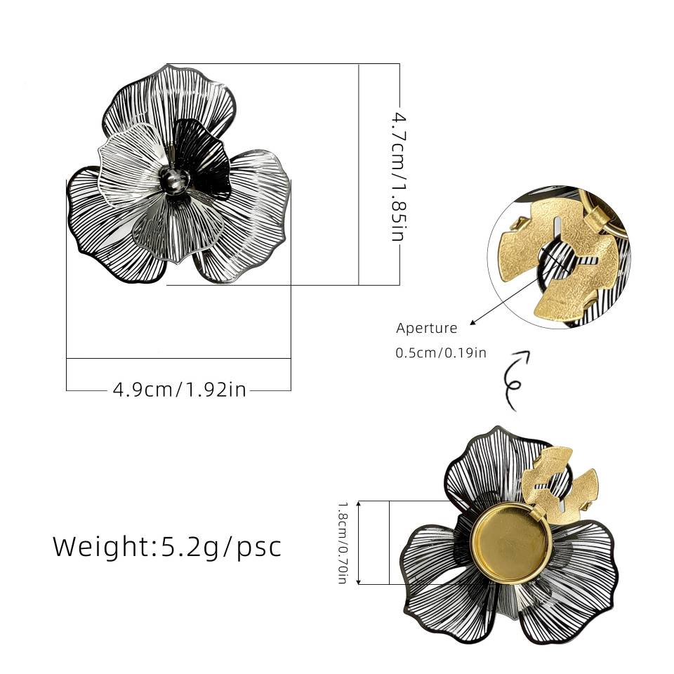 Fleurs noires