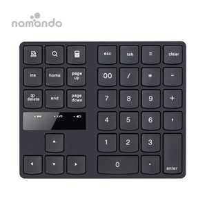 Number Pad Wireless <strong>Numeric</strong> <strong>Keypad</strong> USB-C Rechargeable External 35-Keys Numpad Financial Data Entry <strong>Keyboard</strong> for MacBook Laptop
