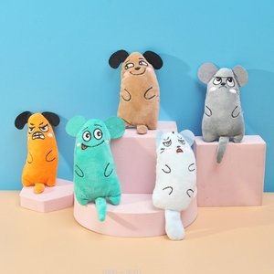 Handmade Eco-Friendly <strong>Catnip</strong> Plush Mouse Interactive Chew Toy Plush Thumb Pillow for Kitten Teeth Grinding and Dog <strong>Use</strong> - Product Image 1