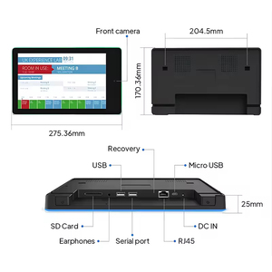 Nuovo POE Android Tablet PC RGB LED USB telecamera WiFi NFC RFID Touch Screen 2GB per Business Meeting Room prenotazione Scheduler muro - Product Image 1
