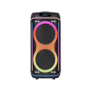 L8807-2 Customizable BT Party Speaker Dual 8-Inch Horn with Big Subwoofer Remote <strong>Control</strong> Portable Battery Operated <strong>Computer</strong> <strong>Use</strong> - Product Image 4