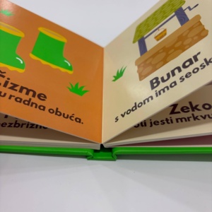 Trẻ Em Chết Cắt Phim Hoạt Hình Hội Đồng Quản Trị Cuốn Sách Trẻ Em Tiếng Anh Chữ Cái Giáo Dục Hoạt Động Cuốn Sách Câu Chuyện - Product Image 3