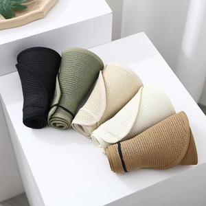 Sun Visor mũ cho phụ nữ rộng vành rơm cuộn lên đuôi ngựa mùa hè bãi biển hat UV UPF 50 Packable có thể gập lại du lịch - Product Image 5
