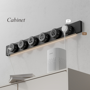 C Abnehmbare Trail Power Track 32A 8000W eingebettete Wand montage Steckdose Steckdose Steckdose