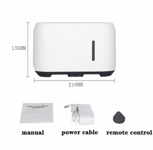 Neuheiten 24V Electric 3D Fire Aroma Diffusor Fernbedienung Flammen be feuchter mit 8 Farblich tern Einstellbarer Timer - Product Image 5