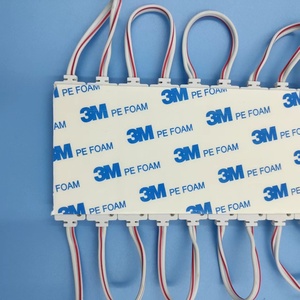1,32 ватт светодиодные модули 3 чипа SMD2835 DC 12 В светодиодный модуль освещения IP65 для рекламы