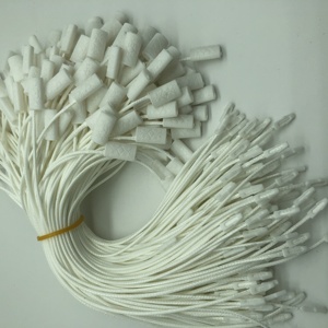<strong>Hang</strong> <strong>Tag</strong> <strong>String</strong> <strong>Loop</strong> Polyester Hangtag <strong>String</strong> Wax Seal Lock <strong>String</strong> Garment Pattern Korean Wax Rope Hanging Tablets