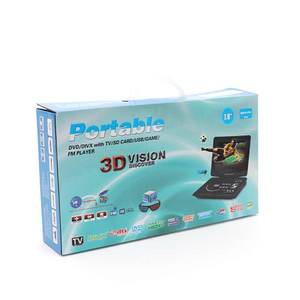 7.5 polegadas LED tela recarregável bateria analógica TV <span class=keywords><strong>USB</strong></span> FM DVD <span class=keywords><strong>Player</strong></span> portátil