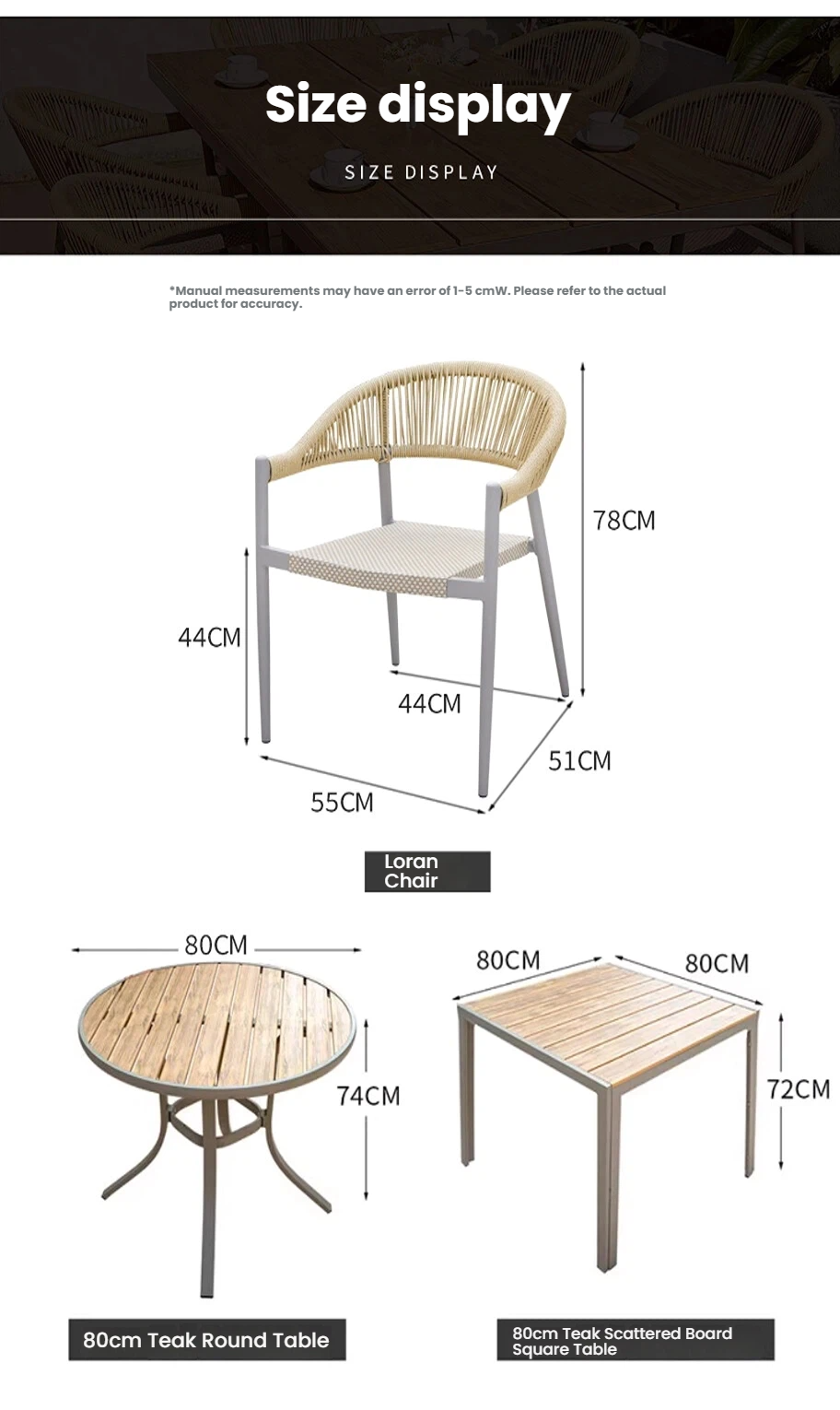 table ronde 80*75cm
