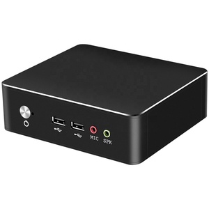HelorPC Mini Desktop PC portatile Fanless Ce-leron Core 3205U Win10 DDR3L RAM mSATA SSD sistema Home theater piccolo Computer - Product Image 5