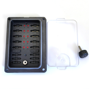 防水DC12V-32VATC/ATOブレードヒューズ250 Amp自動車用10ウェイヒューズボックスLEDインジケーター付きマリンヒューズブロック - Product Image 4