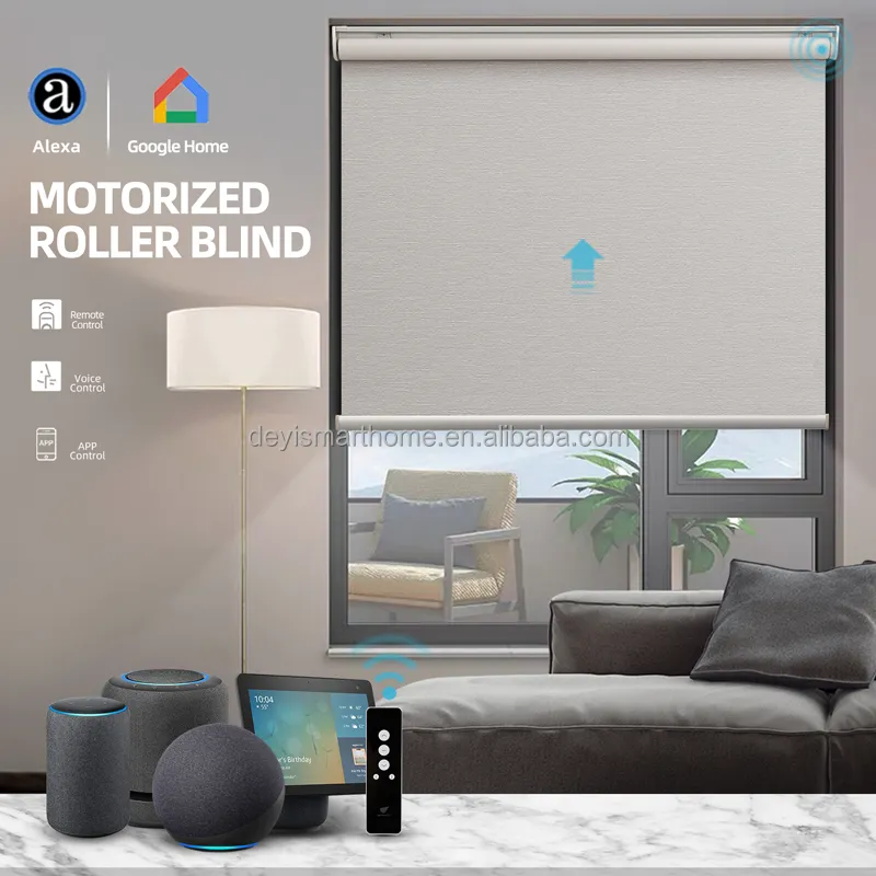 Оптовая продажа, Лучшая цена, хорошее качество, роликовый контроллер затенения и солнцезащитный козырек на окно для умного дома android