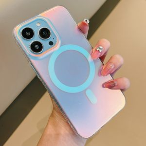 เคสใสแม่เหล็ก Tpu แบบใส2022,เคสชาร์จโทรศัพท์ไร้สายสำหรับ iPhone 12 13 14 Mini Pro Max - Product Image 5