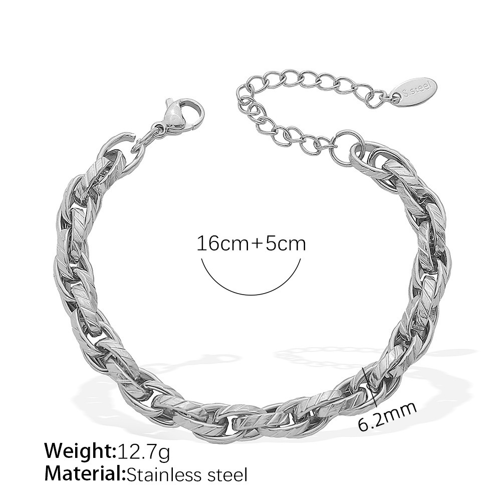 SL133S Silver Bracelet
