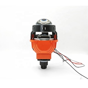 IDISON T26W 2.5 inç süper parlak ampul çift ışık fincan 2 ışık kaynakları yüksek ışın 5000Lux Bi-led projektör Lens için araba - Product Image 2