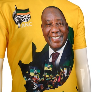 Châu Phi ANC <span class=keywords><strong>EFF</strong></span> DA Chất Lượng Cao Cuộc Bầu Cử T-Shirt Người Đàn Ông Khuyến Mãi Tùy Chỉnh Quá Khổ T Áo Sơ Mi Giá Rẻ Đồng Bằng Polyester T-Shirts - Product Image 3