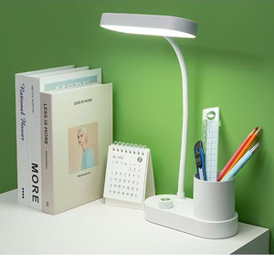 现代多功能大光源护眼书房阅读办公室台灯带笔架电池 - Product Image 2