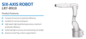 Brazo de robot de alta precisión Robot colaborativo multifuncional de 6 ejes Robot multiarticulado - Product Image 2