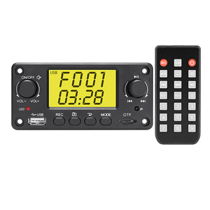 Комплект FLAC декодер аудио Плата FM радио SD Модуль DC 5 В USB блок питания Hands Free ЖК-экран MP3 плеер - Product Image 3