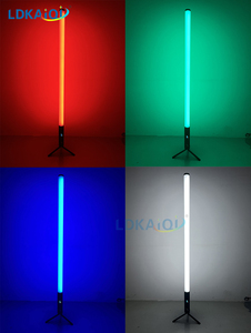 Batería impermeable de 360 grados, control remoto inalámbrico y aplicación, tubo de luz led pixel, RGBWA, 5 en 1 - Product Image 5