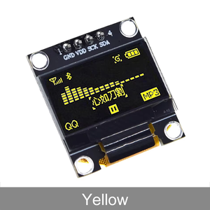 0,96-Zoll-OLED-Anzeigemodul SSD1306 I2C IIC SPI Serial 128 X64 LCD 4-poliges Yellow Blue White Blue für Arduino