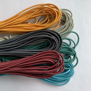 Cuerda Elástica redonda colorida de 3mm, cordón de poliéster envuelto - Product Image 2