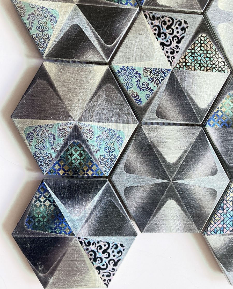 Metallico +Grigio+Blu