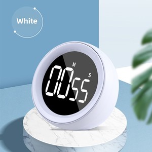 Ofis toplantı sınav için sessiz dijital LED zamanlayıcı mutfak plastik dönen saat yetişkinler ve çocuklar için - Product Image 6