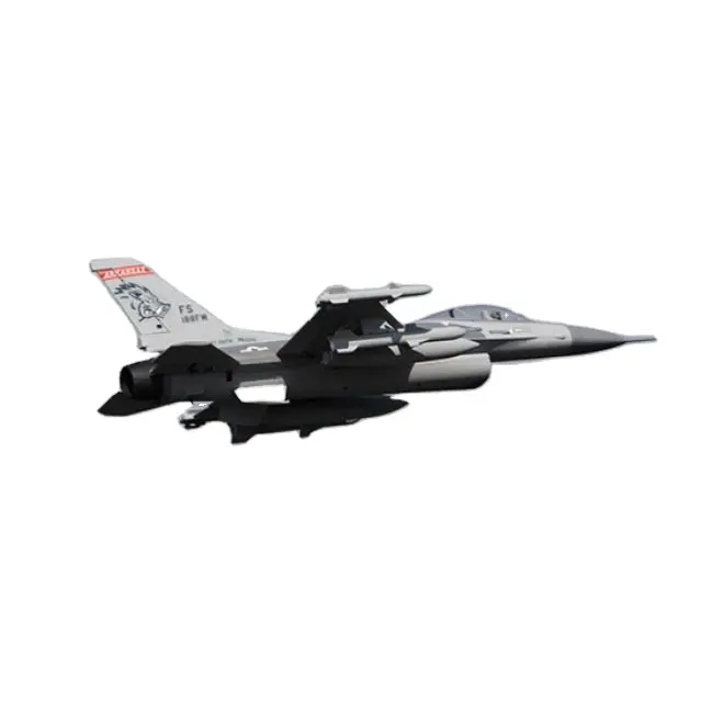 Bonne vente de jouets d'avion modèle F16 à 12 lames en plastique de 70mm avec batterie avion Rc prêt à voler