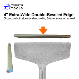 Khí nén búa đục-4 "lưỡi rộng, 0.401" Chân, một mảnh công cụ giả mạo cho gạch thinset keo dính & loại bỏ vữa - Product Image 5