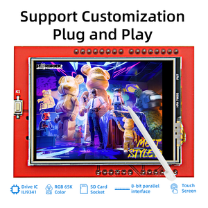 2.4 pollici 320*240 resistivo Touch Screen TFT modulo LCD 2.4 pollici ILI9341 Driver Display LCD per Arduino