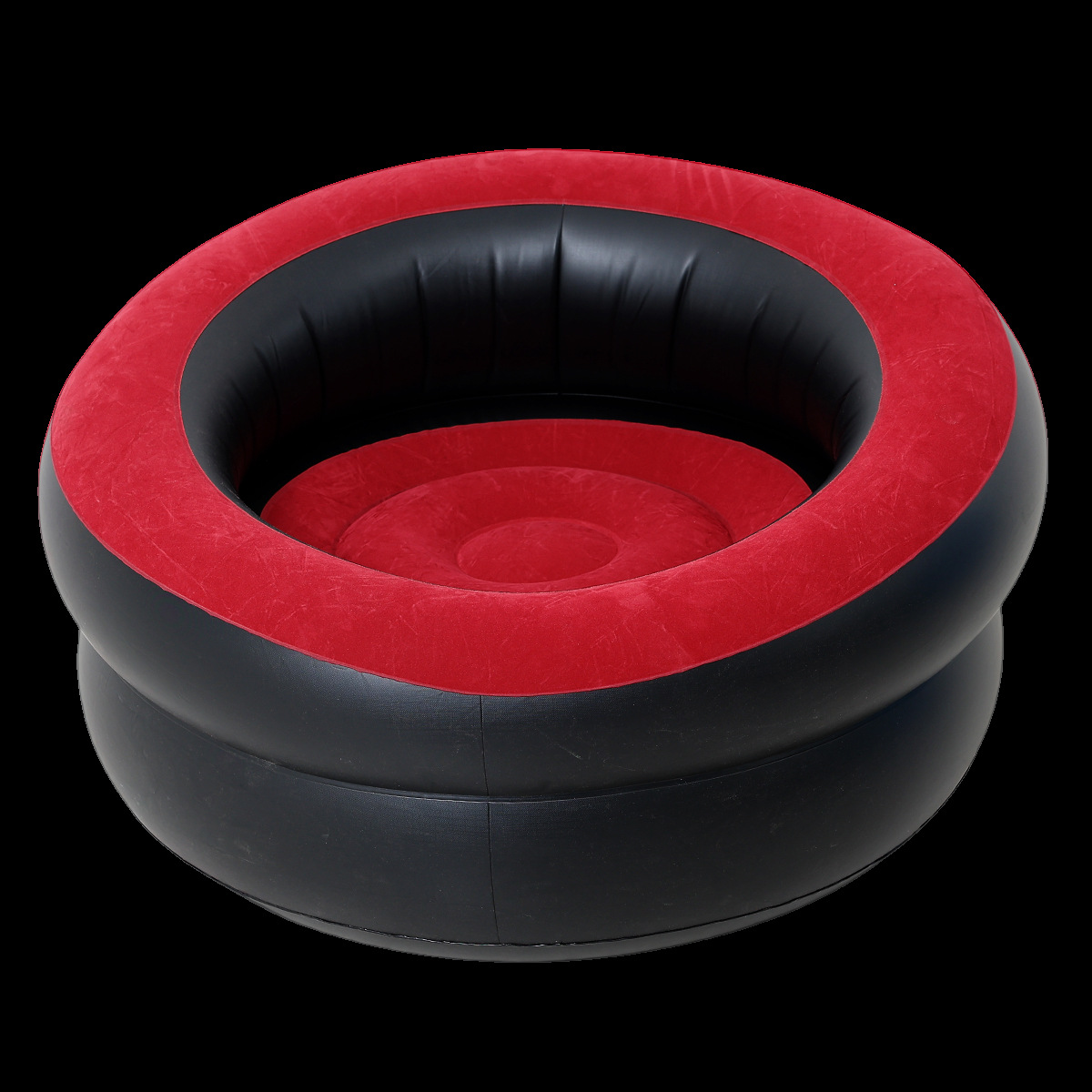 Red round bucket sofa