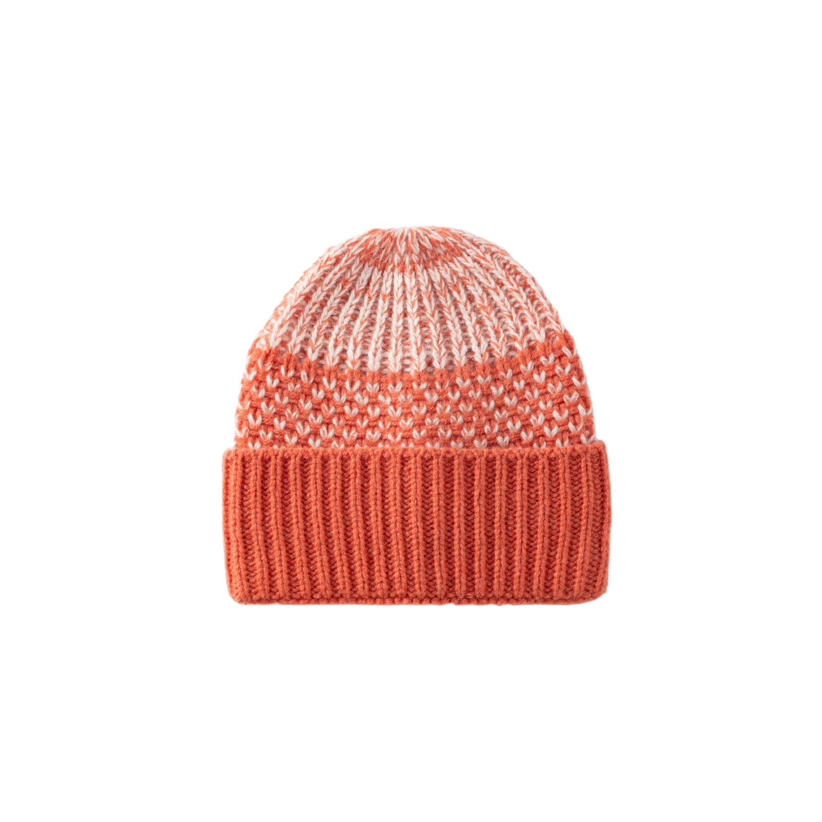 Snowflake pattern-orange-red
