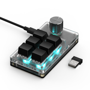 Mini teclado personalizado inalámbrico de 2,4G, 3, 6, 9, 12, 15 teclas, intercambio en caliente, teclados mecánicos multifuncionales Macro programables