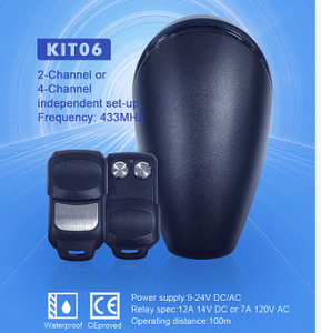 Kit de sistema de alarma de seguridad de 2/4 canales para exteriores, receptor de transmisor de radio - Product Image 4