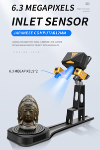 เครื่องสแกน3d แบบพกพาอุตสาหกรรมขนาดใหญ่สำหรับงานฝีมือความละเอียดสูง6.3ล้าน * 2พิกเซล - Product Image 2