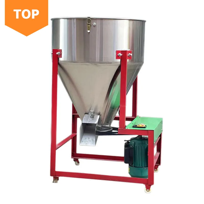 Cattle feed stand mill mixer combine animal feeds crusher and mixer machine