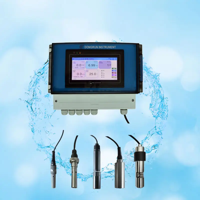 Meteran Ph TDS Perawatan Saluran Air, Akuarium Hidroponik untuk Pengontrol Ph Air Ec Kontrol Dosis