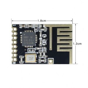 NRF24L01 Funkmodul 2,4 GHz HF-Funkmodul Mini Power Enhanced SMD Receiver Transceiver Board Modul für Ardui 4.9