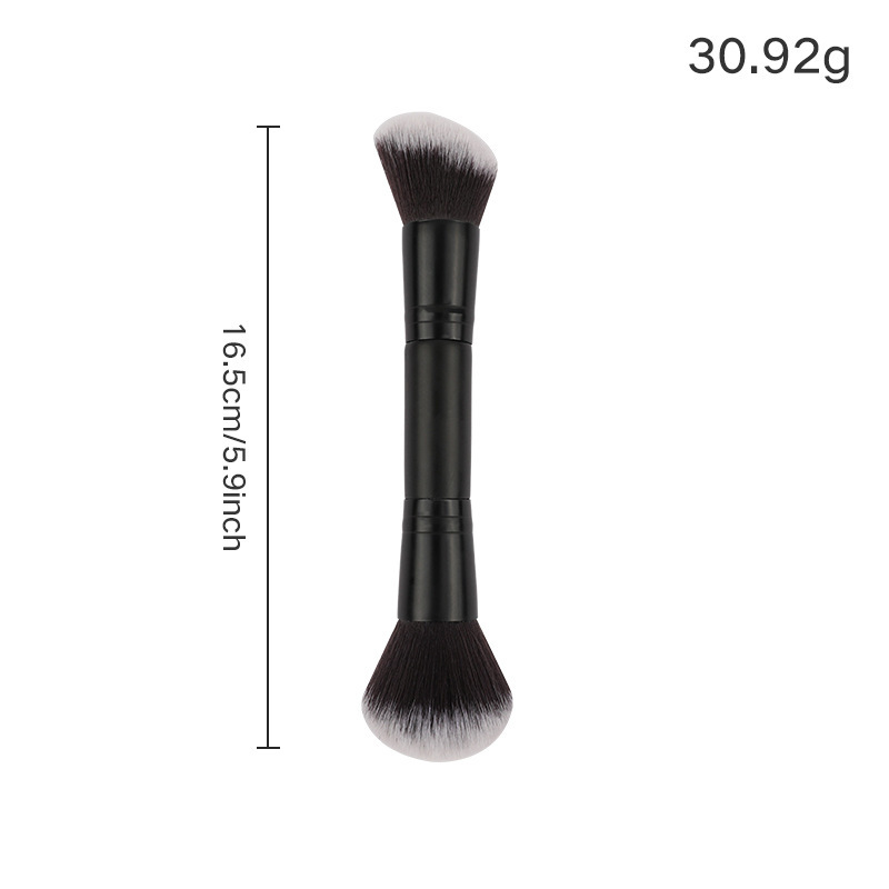 Pinceau correcteur de fond de teint à tête double unique, sac opp