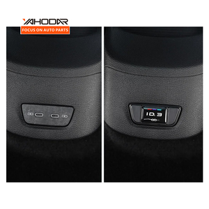 ที่เท้าแขนแถวหลังของรถฝาครอบป้องกันพอร์ต USB สำหรับ VW ID.4 crocz ID.6 ID.3ป้องกันฝุ่นฝาครอบอลูมิเนียม - Product Image 4