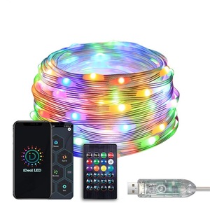 Parti dekorasyon Led ışıkları uzaktan & APP kontrol RGB piksel dizisi işık bahçe dekoratif akıllı peri ışıkları - Product Image 3