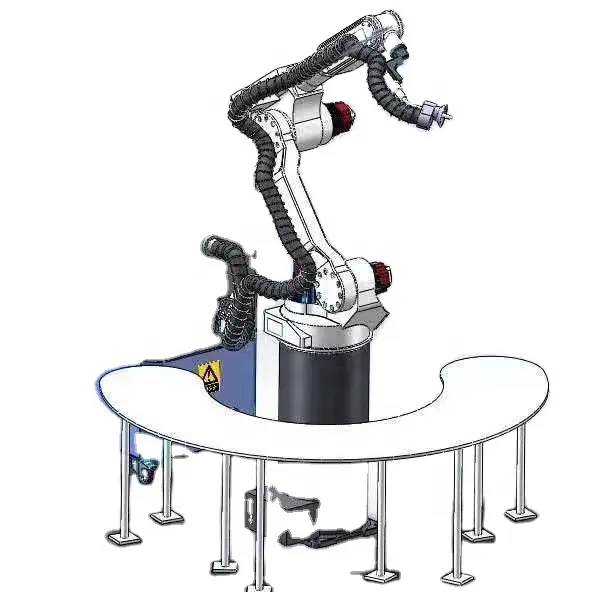 Robot de soldadura (colección de fuente punto a punto)-Colector de polvo de soldadura de alta presión negativa