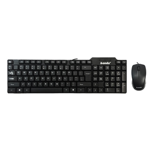 Más barato Ordenador de negocios con cable teclado ratón Combos INGLÉS ÁRABE con cable teclado y ratón conjunto - Product Image 2