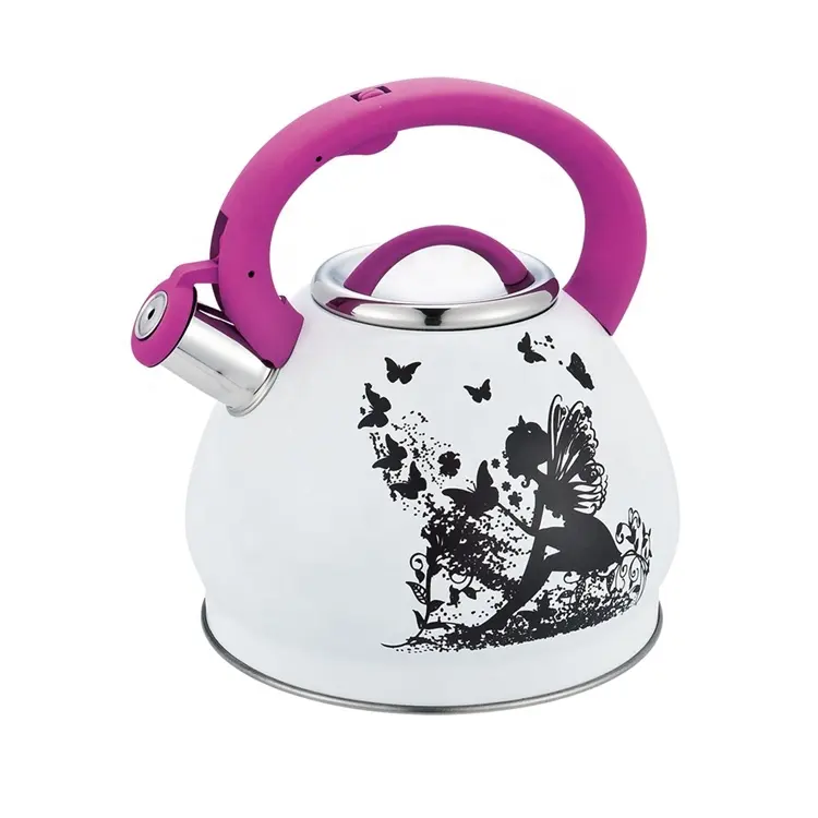 manufacturing color changing whistling tea kettle stainless steel