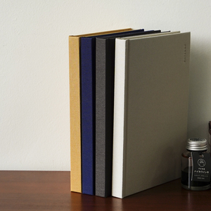 Impresión personalizada libro Logo diario cuaderno conjunto libretas diferentes colores tela Lino Tapa dura A5 diario semanal planificador - Product Image 4